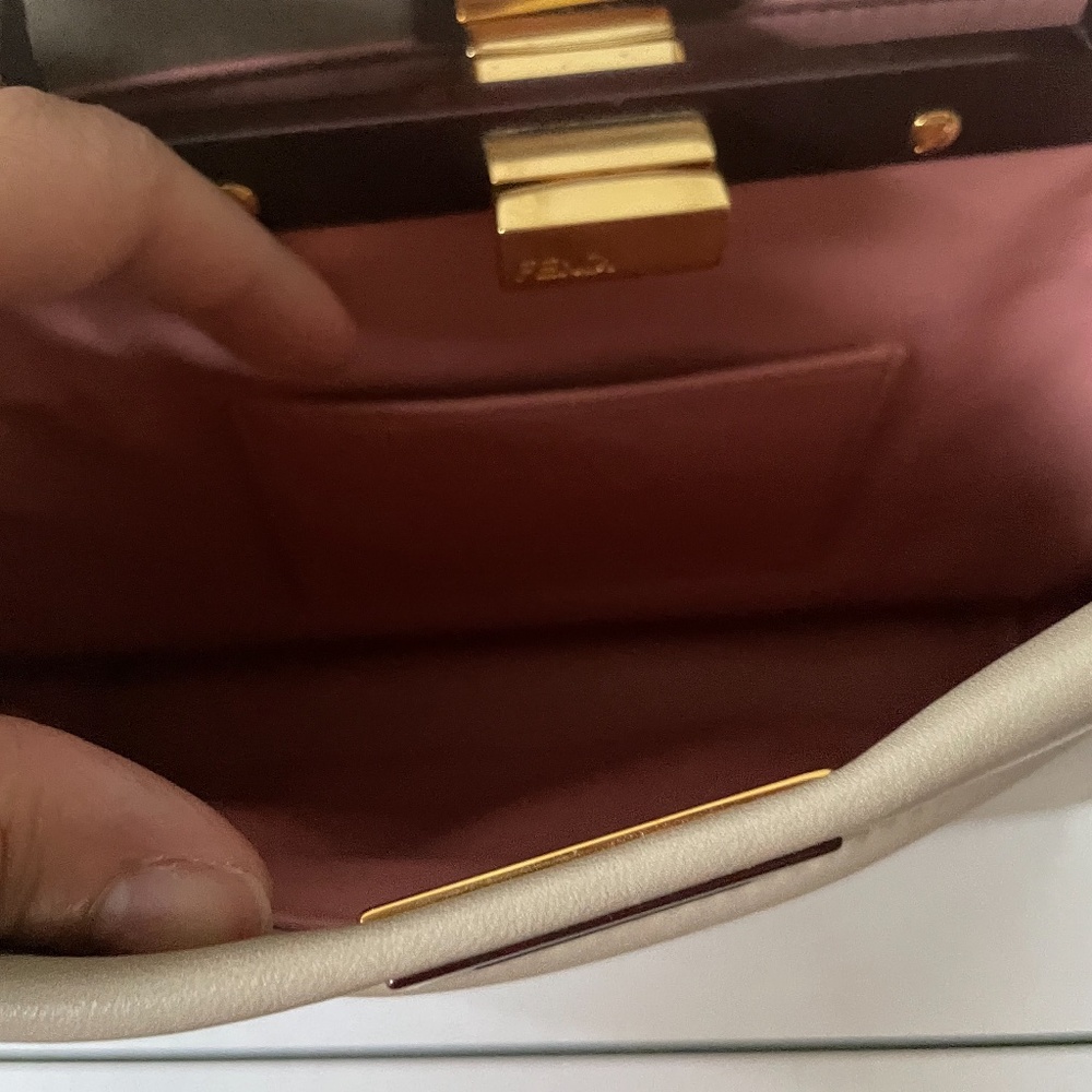 SOLD 2050 Fendi Peekaboo Mini Bicolor Crossbody Bag - Picture 10 of 16